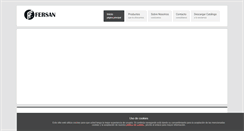 Desktop Screenshot of fersanmobiliario.com