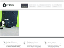 Tablet Screenshot of fersanmobiliario.com